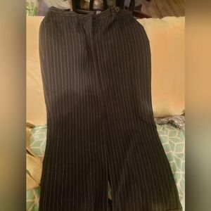 Classy Pinstripe Bellbottom Pants